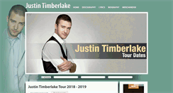 Desktop Screenshot of justintimberlaketourdates.com